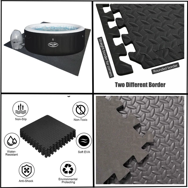 BESTWAY LAYZ SPA Hot Tub Compatible Thick Floor Protector Ground Mats
