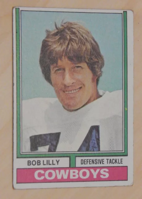 Dallas Cowboys 6 Cards 70's & 80's incl: Bob Lilly # 250 & Tony Dorsett # 311 3