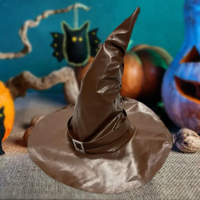 Cappello da strega di Halloween Cappello da mago Cappello a punta Copricapo per