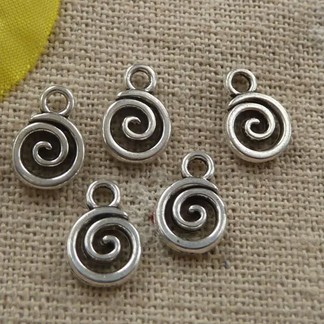 Free Ship 440 pcs tibetan silver nice charms 11x8mm L-4368