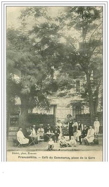 95.Franconville.cafe Du Commerce, Place De La Gare.buvette Du Cafe