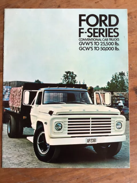 1969 Ford F-Series Conventional Cab Trucks Sales Brochure Original