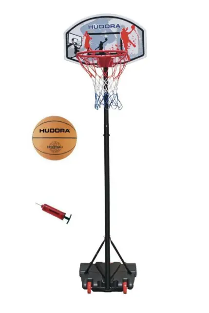 Basketballständer incl. Ball & Pumpe Hudora All Stars Basketballkorb Basketball