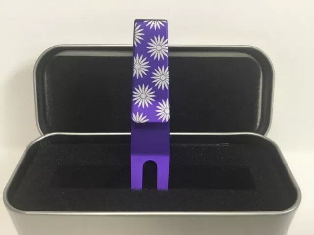 New Scotty Cameron Purple Daisies Gallery Exclusive Clip Pivot Divot Tool Rare