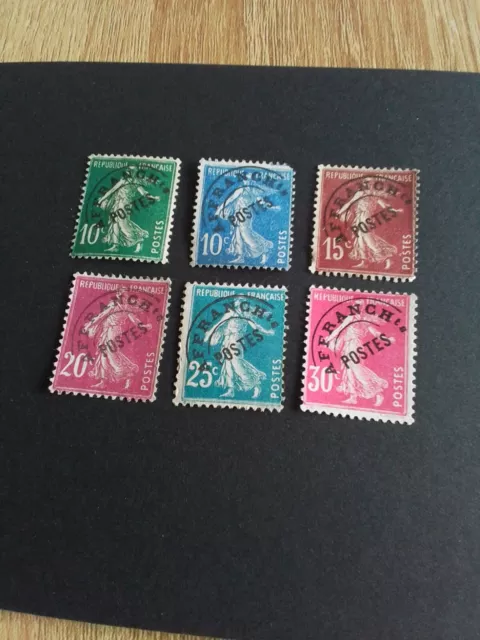 Lot Timbres  PREOB. Types Semeuse neufs*/(*) Ss.ch.BE BE