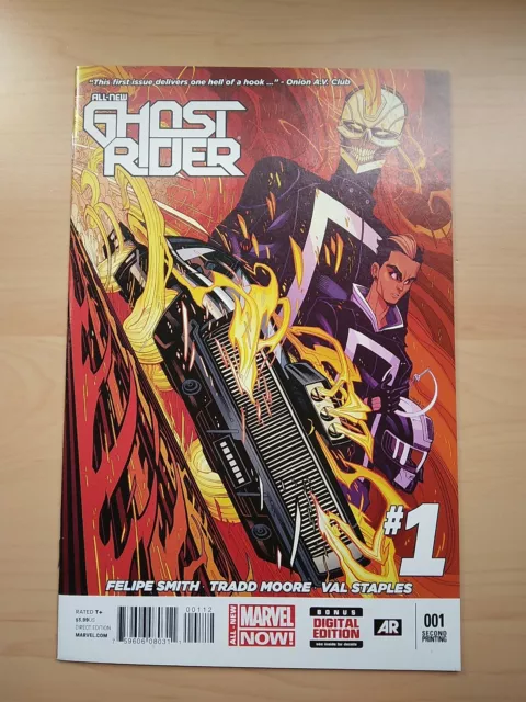 All-New Ghost Rider #1 ( Marvel 2014) 2Nd. Print Variant 1St. Robbie Reyes Nm-
