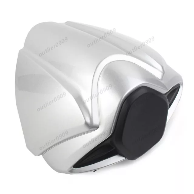 Silver ​Rear Passenger Cowling Seat Cover For 2021-2022 Suzuki GSXR1300 Hayabusa