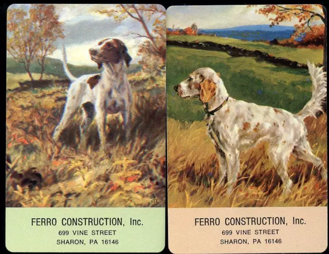 Beautiful Vintage Swap Cards Dogs In The Country Mint Condition