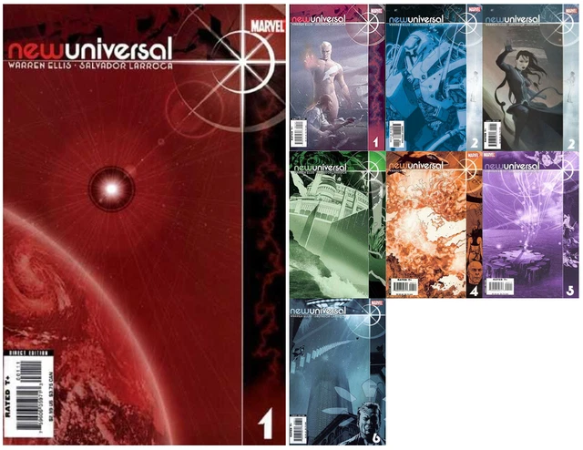 Newuniversal 1 2 3 4 5 6 complete lot VF/NM 2006 Marvel