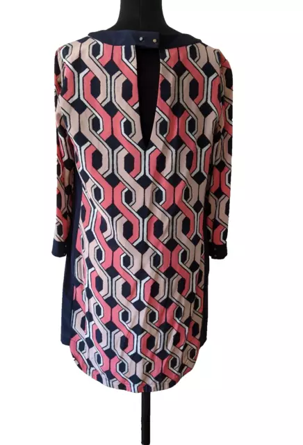 Trina Turk Darcie Geometric Shift Silk Dress--NWT Sz.  4  MSRP $368 3