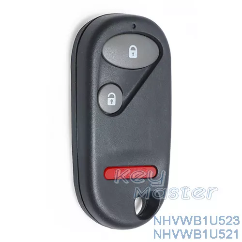 for Honda Civic Element Pilot 2001-2007 Keyless Remote Key Fob NHVWB1U521/ 523