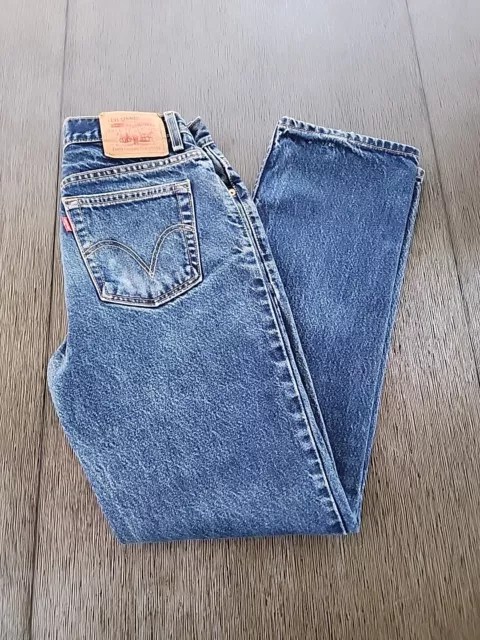 Vintage Levi's Original Spin Button Fly Jeans Size 31 x 30(30x30Actual) Made USA