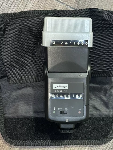 Metz Mecablitz 36 AF-4 Digital Flash for Pentax with Case Black