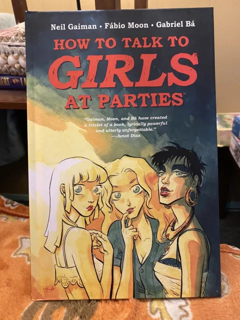 Signed Neil Gaiman How To Talk To Girls At Parties Hardback Graphic Novel 2016