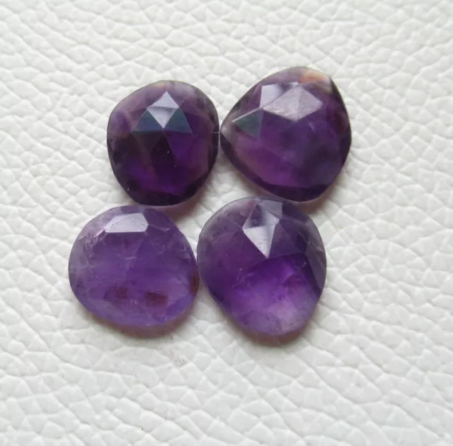 Natural Amethyst Faceted Gemstone 19.50 Cts Fancy 4 Piece Loose Gemstone E1227