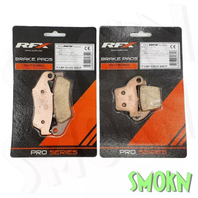 Honda CRF Brake Pads Front & Rear CRF 250 450 R X & RX 02-23 RFX Sintered Pro