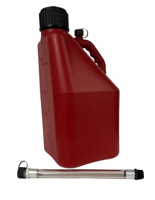 UPJBM05-RT-RED Ace Roto-Mold 5-Gallon Polyethylene Utility Jug With 12" Hose