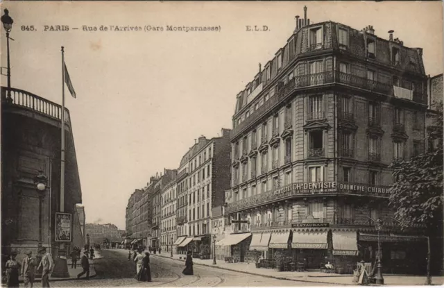 CPA PARIS 15e rue de l'arrivee (158600)