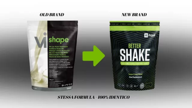 4 BETTER SHAKE  (Ex ViShape Visalus) 4 confezioni da 24 Pasti Sostitutivi 744g