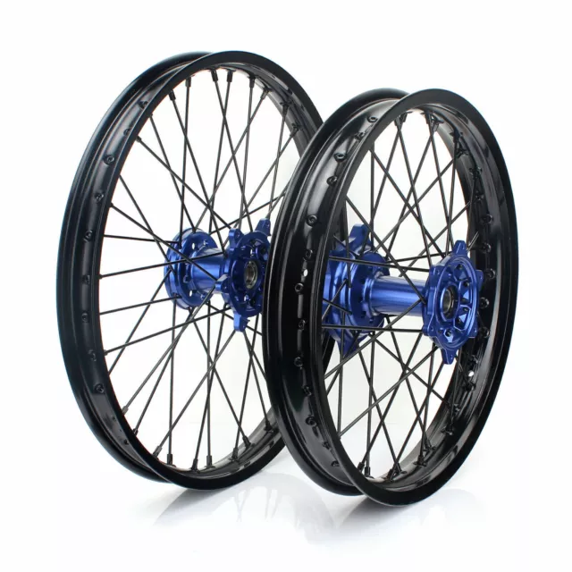 21" 19" Felgen Radsatz Blau Radnabe Wheel für Yamaha YZ250F YZ450F 2014-2024 23