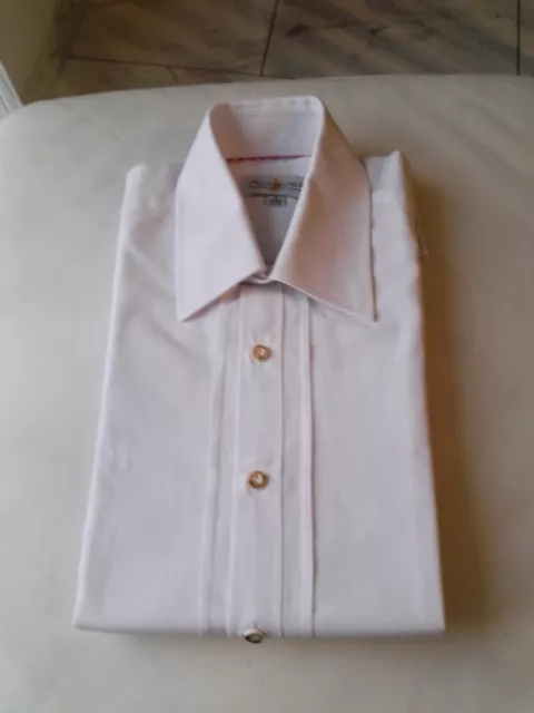 Camicia folcloristica uomo bianca Oktoberfest camicie maniche lunghe taglia S nuova Camicia folcloristica uomo bianca Oktoberfest camicie maniche lunghe taglia S nuova