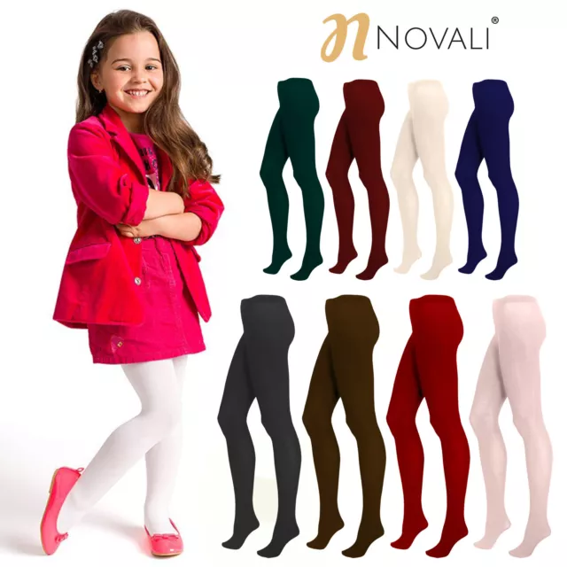 1, 3 Pieces Kids Nifty Tights Toddler Soft Plain Cotton Rich Comfort 0-13 Years