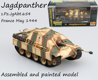 WW2 German Jagdpanther tank destroyer France 1944 no diecast 1/72 Easy model