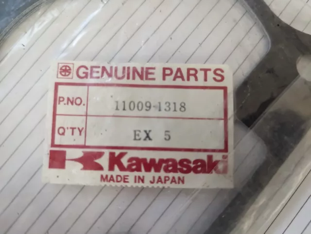 Nos Kawasaki Base Gasket 11009-1318 Tecate Kxt250 Kxt 250 1984 1985 New Oem 2