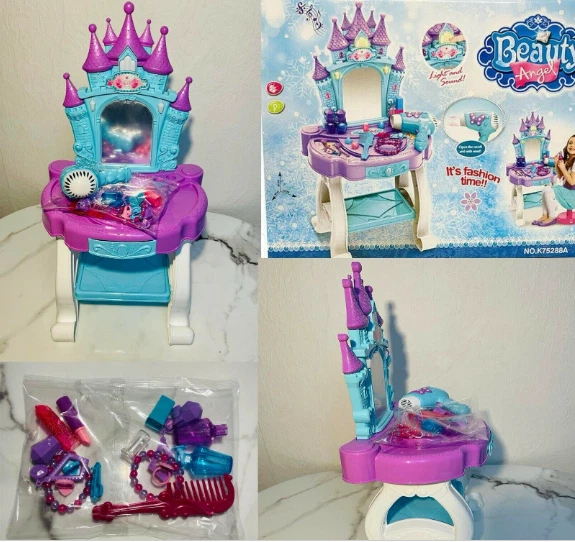 Set da gioco giocattolo trucco per ragazze vanità glamour per regalo