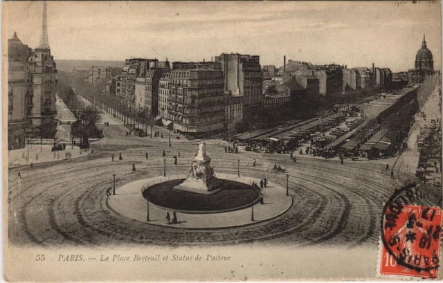 CPA PARIS 15e La place breteuil et (158608)