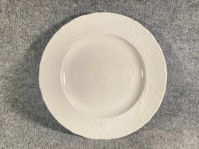 Johnson Brothers Richmond White Lace Dinner Plate Made in Staffordshire England