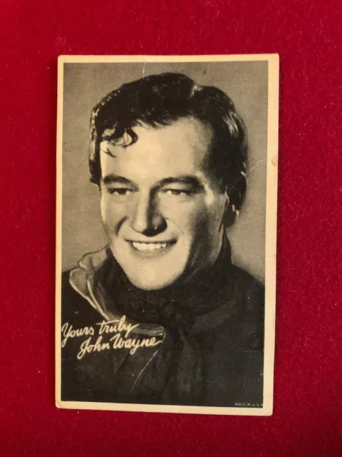 1950's, John Wayne, "Un-Used" Salutation Post Card (Scarce / Vintage)