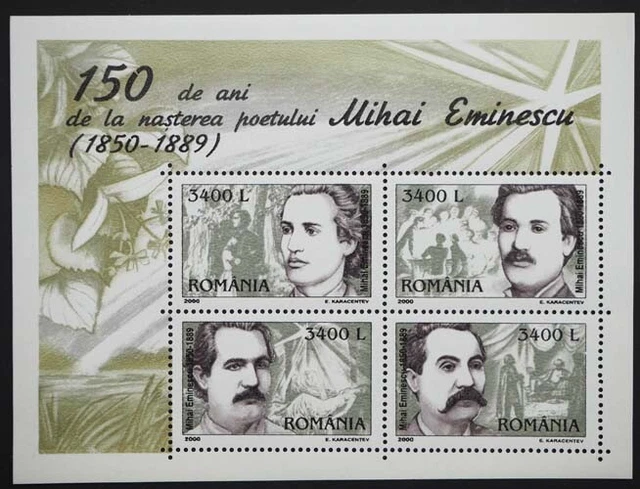 2002 Rumänien; 200 Blocks Mihai, postfrisch/MNH, Bl. 312, ME 800,- 2
