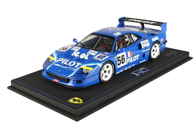 Miniature Ferrari F40 LM Le Mans 1996 #44 - BBR 1/18, édition Della Noce Rosenblad