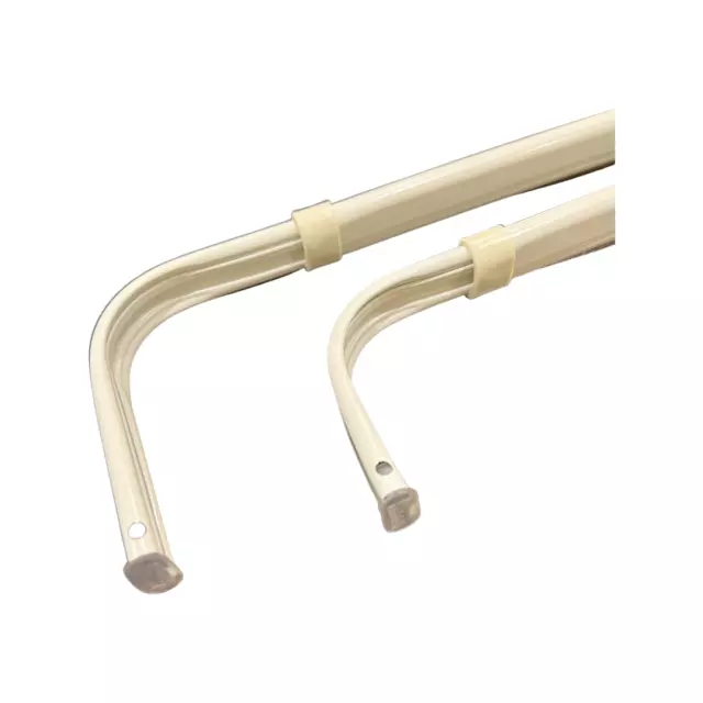 Lock-Seam Double Curtain Rod - Projection: 2 ½” & 3 ½”, 3 different lengths