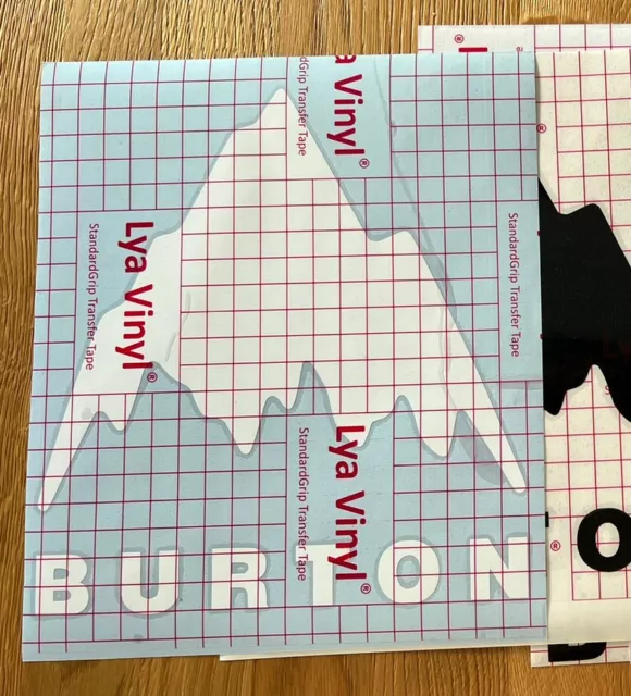 BURTON Mountain Logo  / Snowboard Burton / Die-cut / White / LARGE Sticker