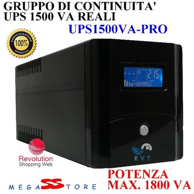 Belkin Gruppo di continuità con Display e AVR 2000VA 1200 w Computer Monitor TVCC 
