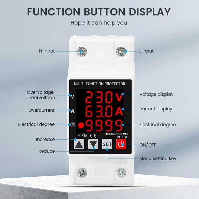 CheoTime DC 12V / 24V / 36V / 48V Relais De Tension, DVRD Sur