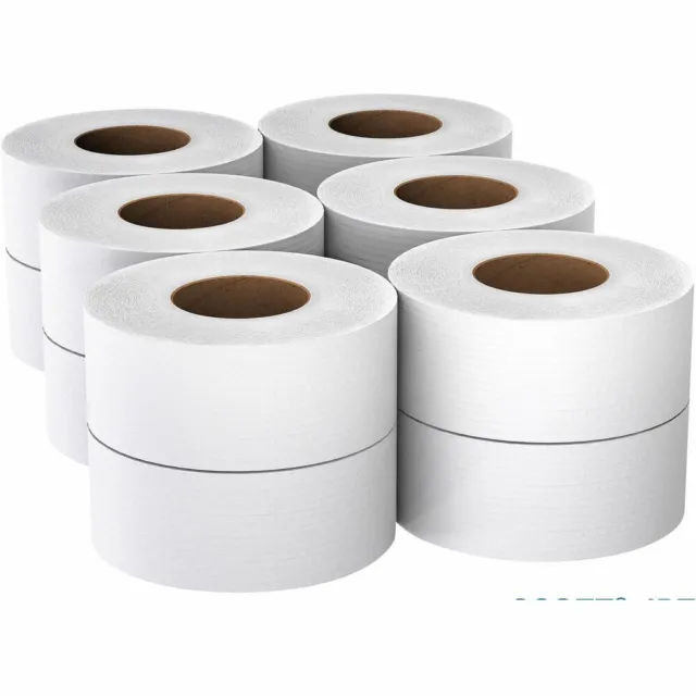 Scott High-Capacity Jumbo Roll Toilet Paper - 2 Ply - 3.55" x 1000 ft - White -
