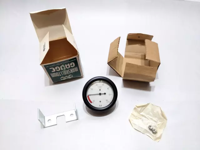 Marshalltown Pressure/Vacuum Gauge  CM of Water  (-10 to +60) H-S 83B-10 X 60