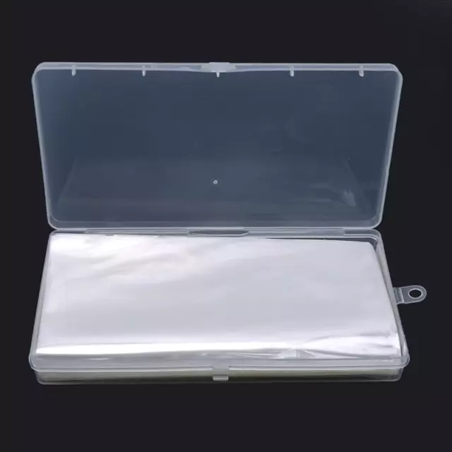 100Pcs Paper Money Album Currency Banknote Clear Case Storage Bags Box LA