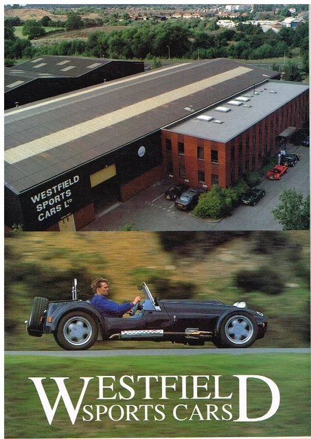 WESTFIELD ZEi SPORTS ROADSTER ORIGINALE 1992 FABBRICA UK BROCHURE DI VENDITA