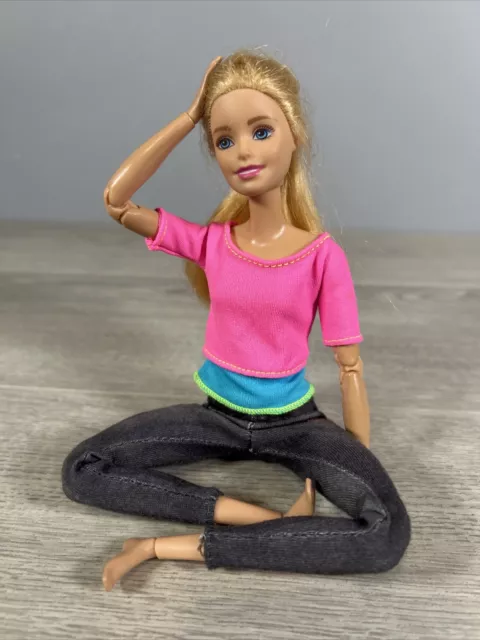 BARBIE MADE TO Move Gymnastic Posable Doll - DHL83 £17.99