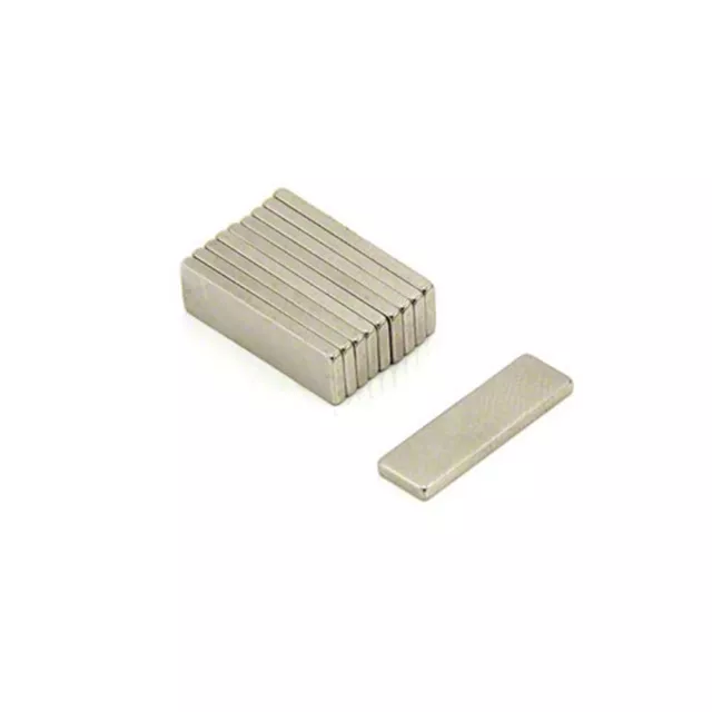 20 x 6 x 1,5 mm d'épaisseur n42 NEODYMIUM Magnet-1.6 kg Pull (Pack de 10)