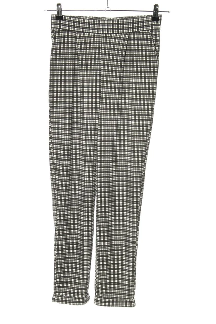 Pantalon En Jersey H&M Femme Taille 36 Noir-Gris - Style Décontracté - Occasion Très Bon État