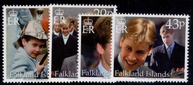 FALKLAND ISLANDS QEII SG876-879, 2000 Prince William set, NH MINT.
