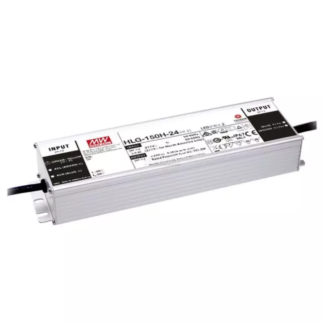 MEAN WELL HLG-150H-24B 150W 24V 6,3A Alimentation LED IP67 Dimmable 0-10V PWM