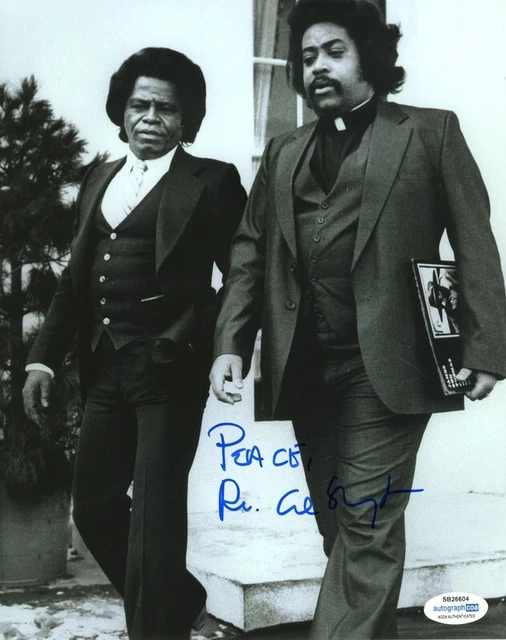 Al Sharpton Autograph Signed 8x10 Photo - Civil Rights Activist (ACOA COA)