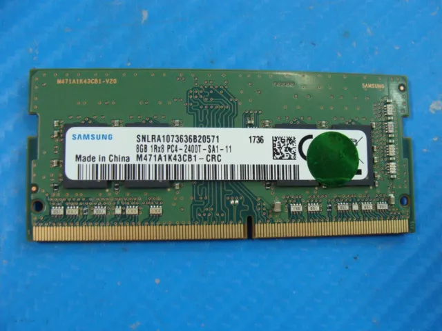 HP 14m-ba015dx So-Dimm Samsung 8GB 1Rx8 Memory RAM PC4-2400T M471A1K43CB1-CRC