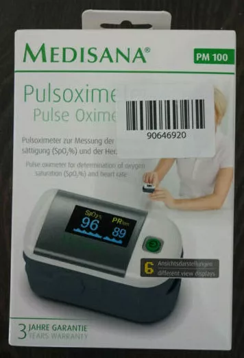 Medisana PM 100, Pulsoximeter, Messung der Sauerstoffsättigung im Blut